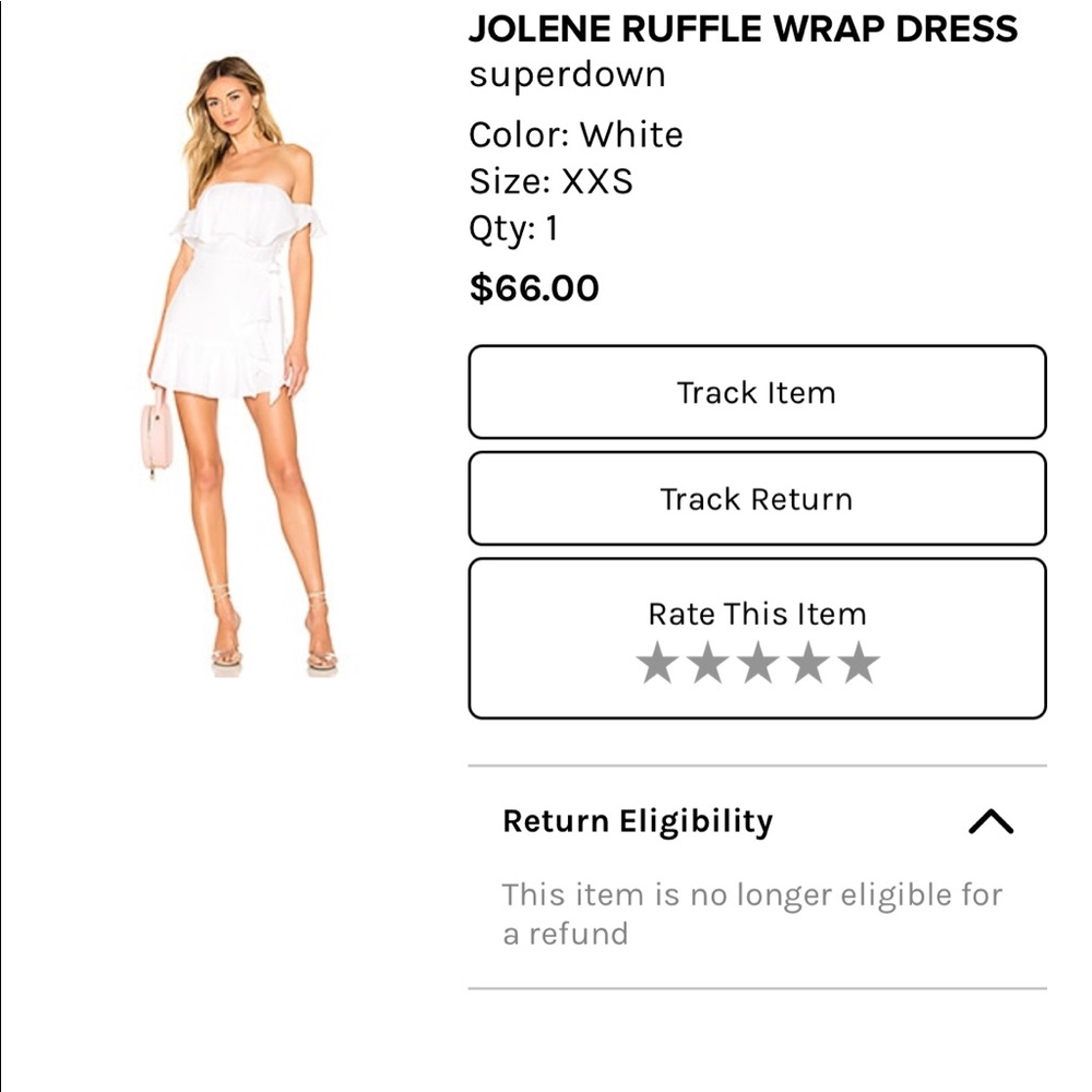 New with tags superdown white dress